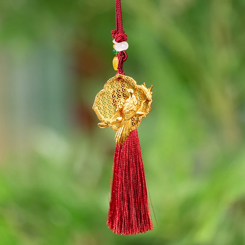 朱炳仁【喜上眉梢】创意摆件高级感礼物挂件包挂车挂高档装饰