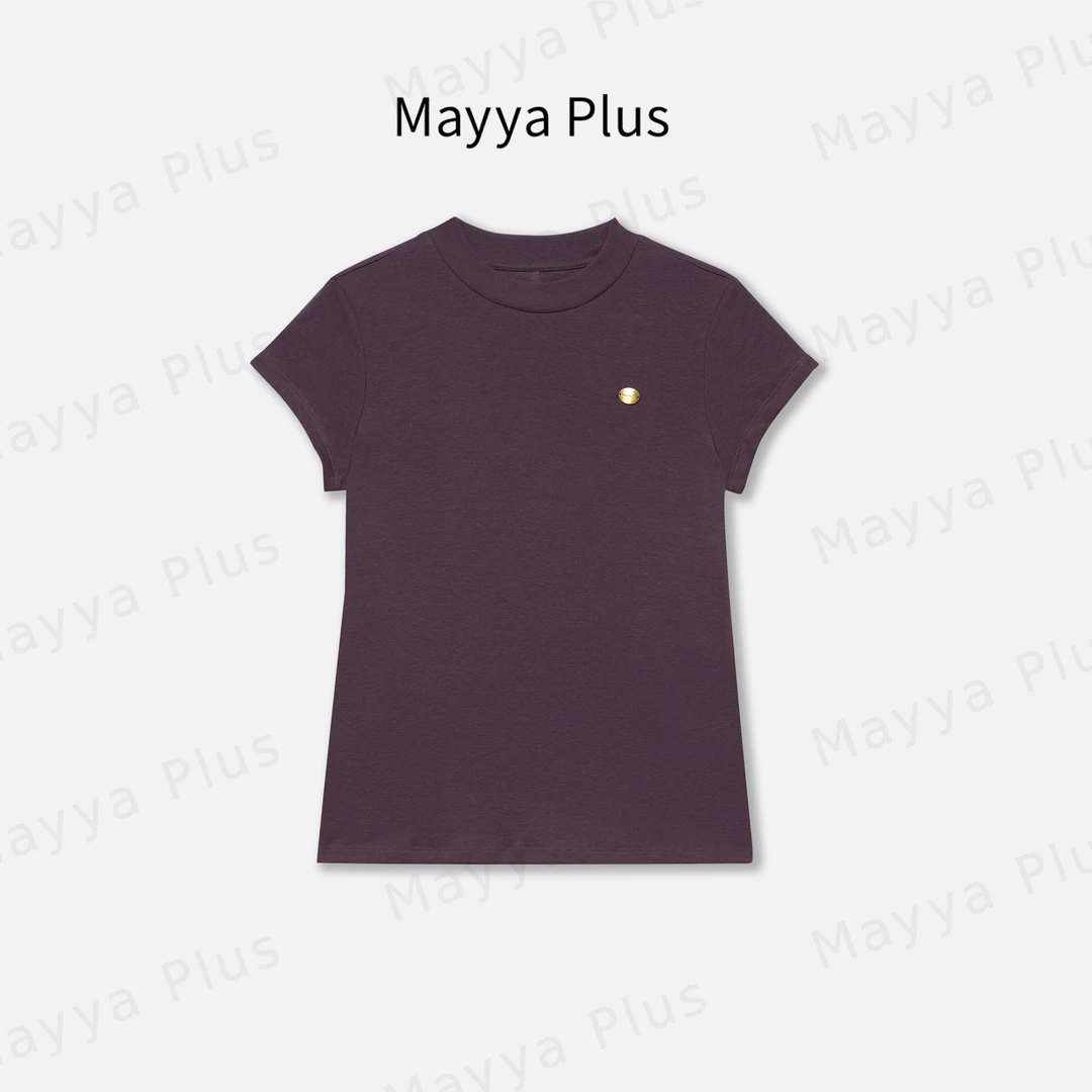 【安可拉】Mayya Plus麦芽定制轻奢气质显瘦百搭款针织上衣32436532