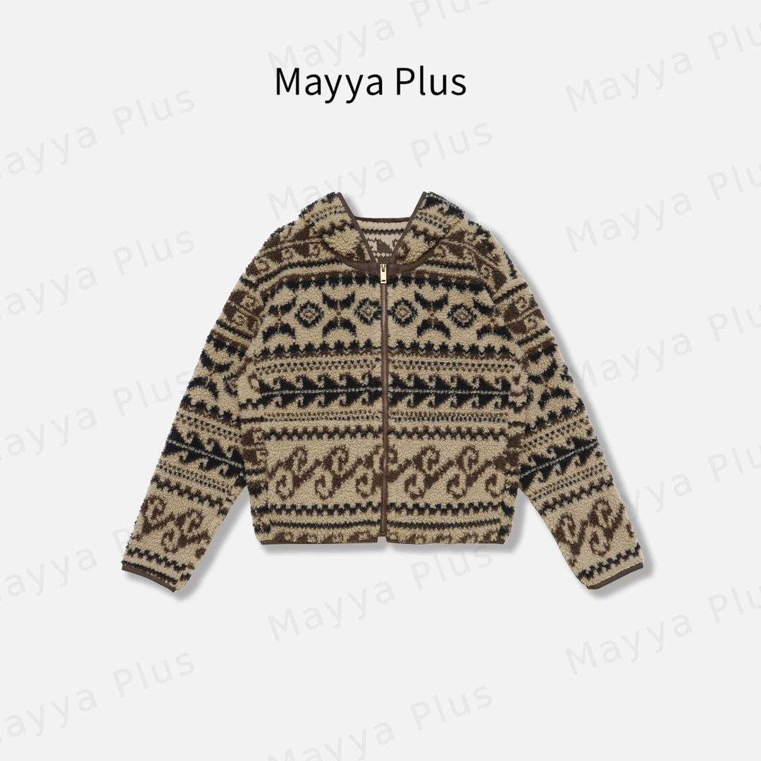 【烤椰拿铁】Mayya Plus麦芽定制轻奢气质显瘦百搭梭织外套32446836