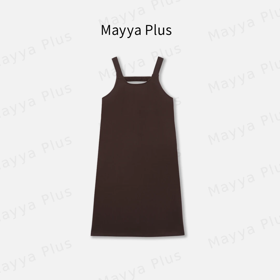 【知遇】Mayya Plus麦芽定制轻奢气质显瘦款梭织连衣裙32437612A
