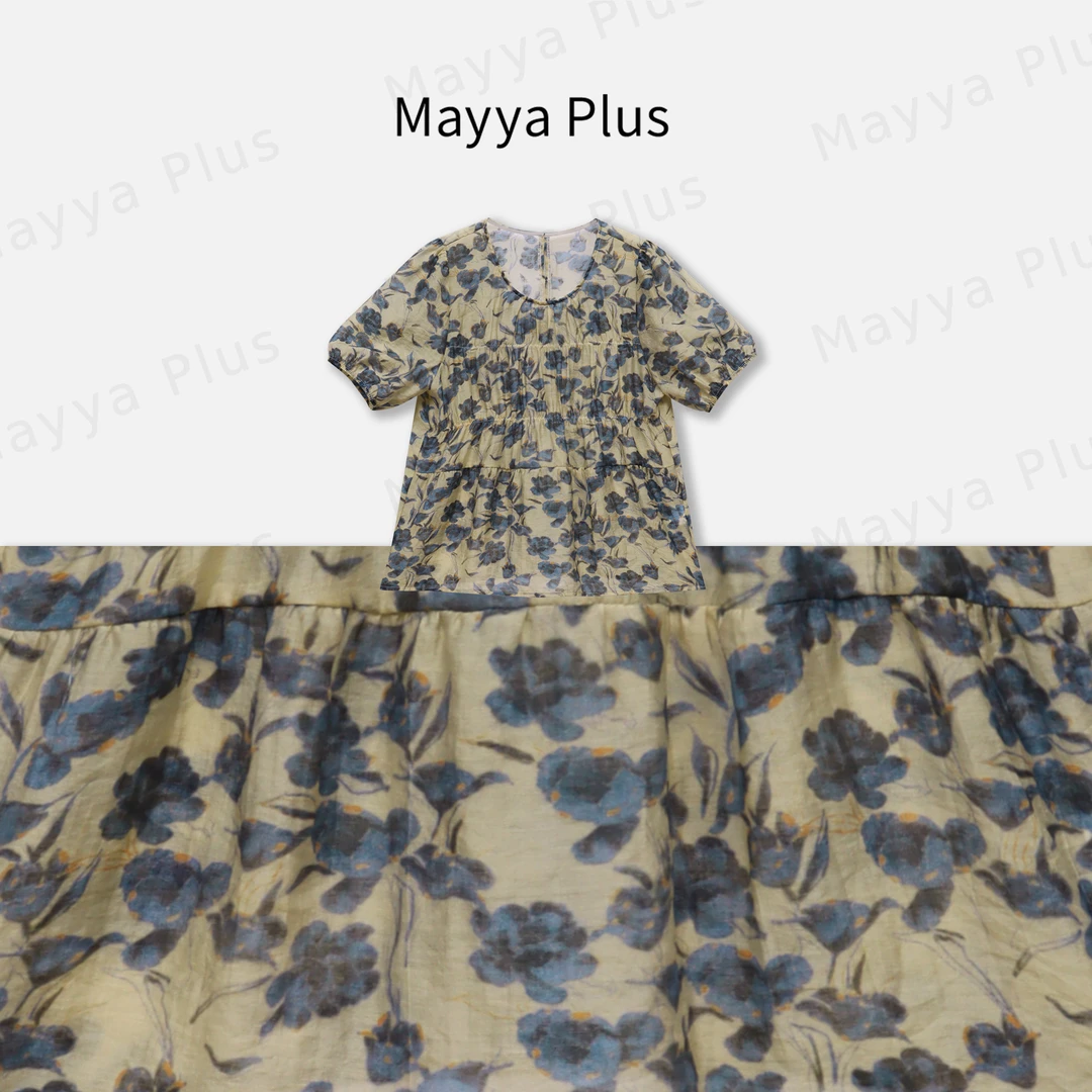 【日出】Mayya Plus麦芽定制轻奢气质显瘦百搭款梭织上衣32428261