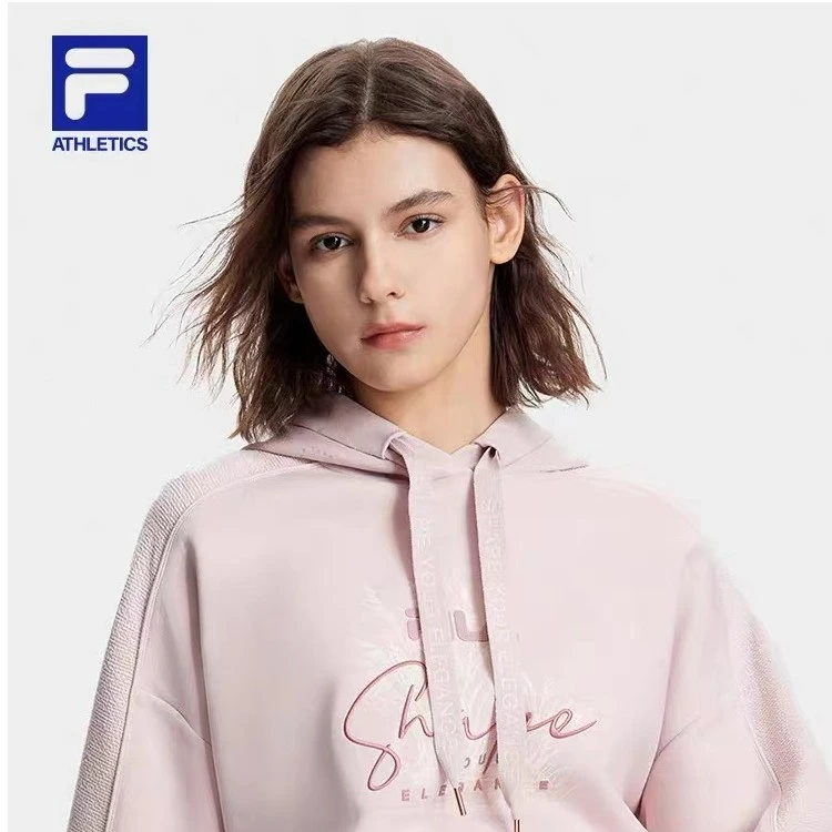 Fila/斐乐针织长袖连帽宽松卫衣A11W341210F