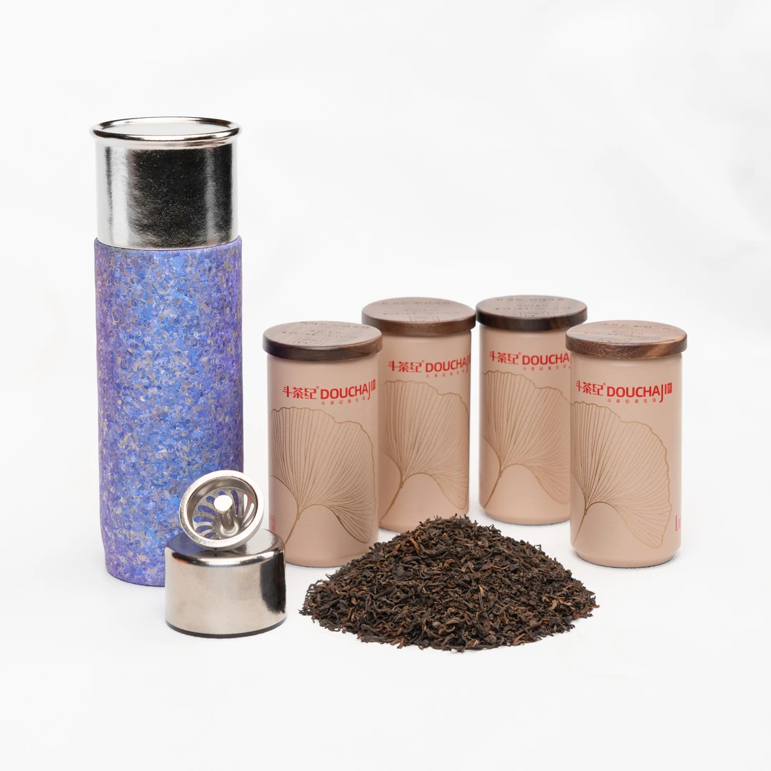 430毫升钛壶+200g熟普2008年份+渐变色可乐杯