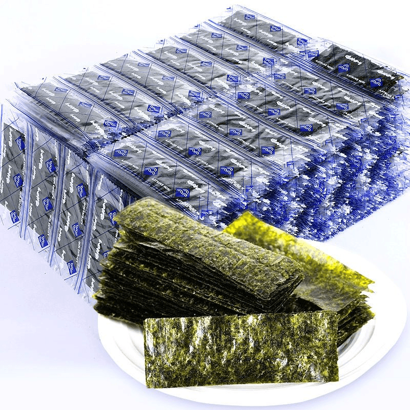 【宠粉福利】即食原味海苔片香酥海苔烤紫菜散装零食寿司调味休闲