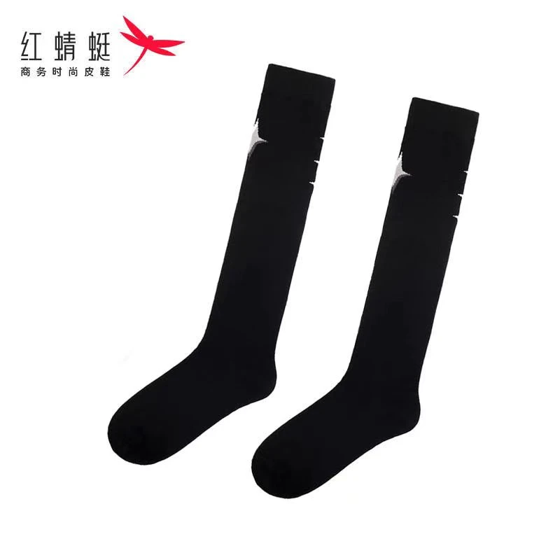 【海豚专属】红蜻蜓纯色时尚百搭小腿袜9372A000