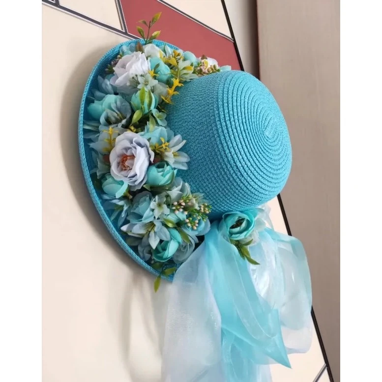 编拉菲帽编织沙滩旅游海边防晒度假233Q080