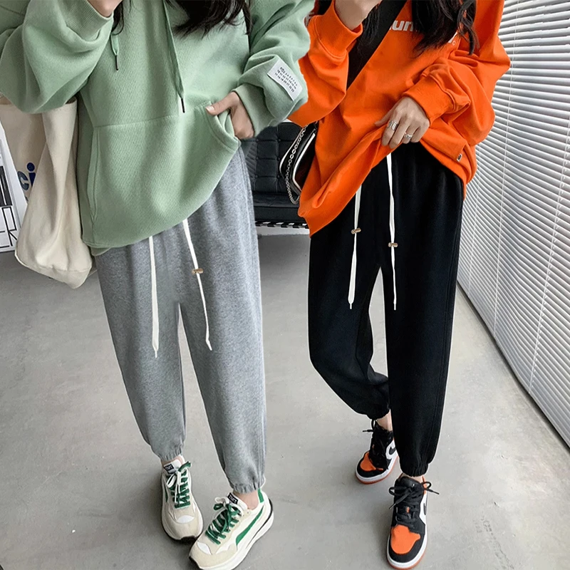 孕妇裤子束脚裤春秋冬外穿时尚宽松孕期显瘦休闲裤小个子百搭长裤