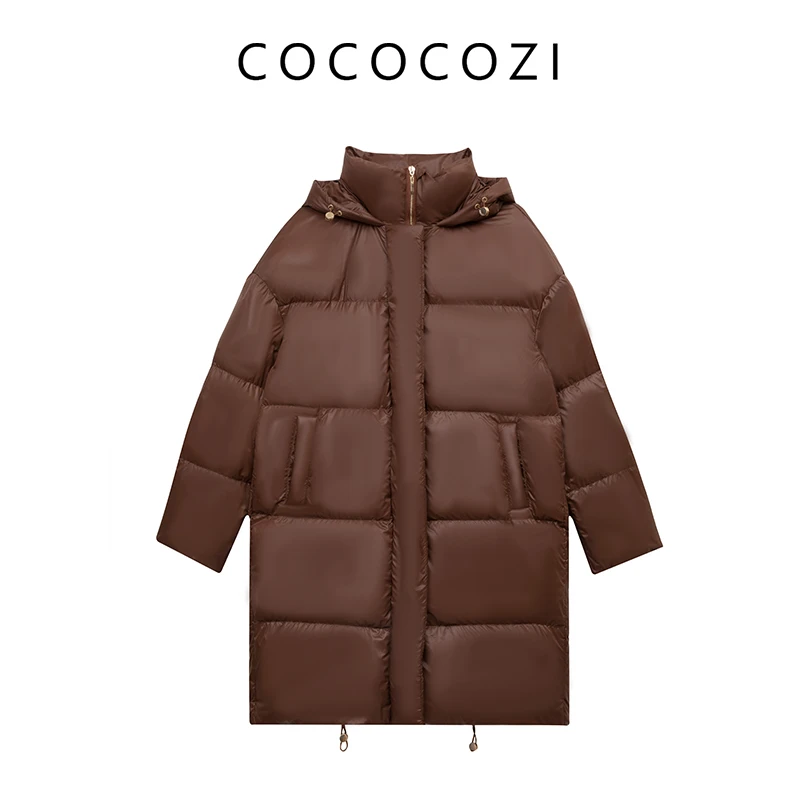 【专场】COCOCOZI 秋冬新款羽绒服长款时尚休闲女234CO105Y