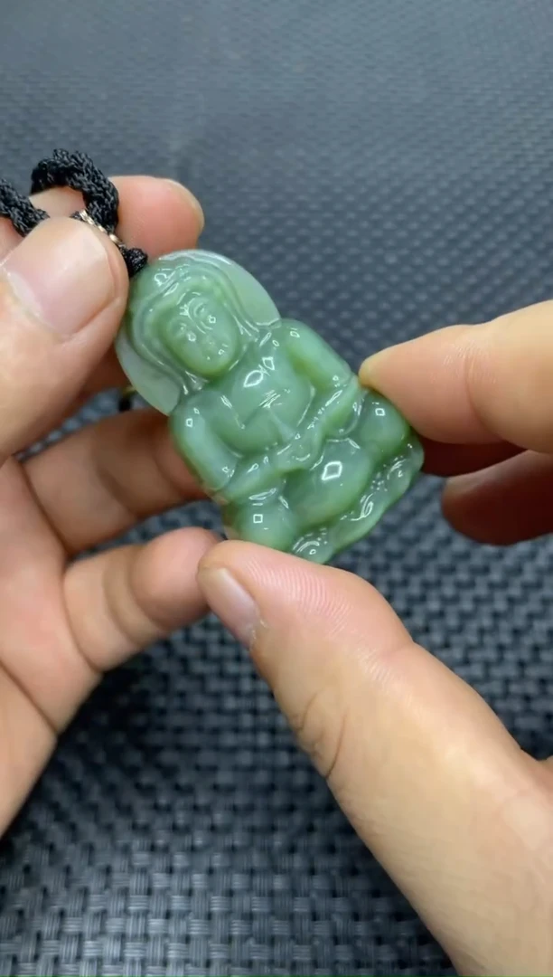 【闪购商品】和田玉挂件未镶嵌一个（颜色多样性发）微有棉