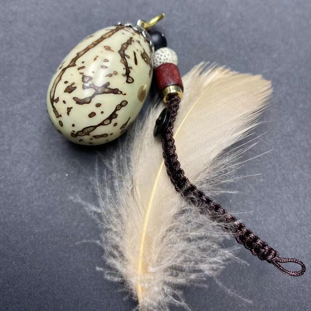 创意千眼小小迷你果饰品手工钥匙扣吊坠毛衣链吊坠包包吊坠木质