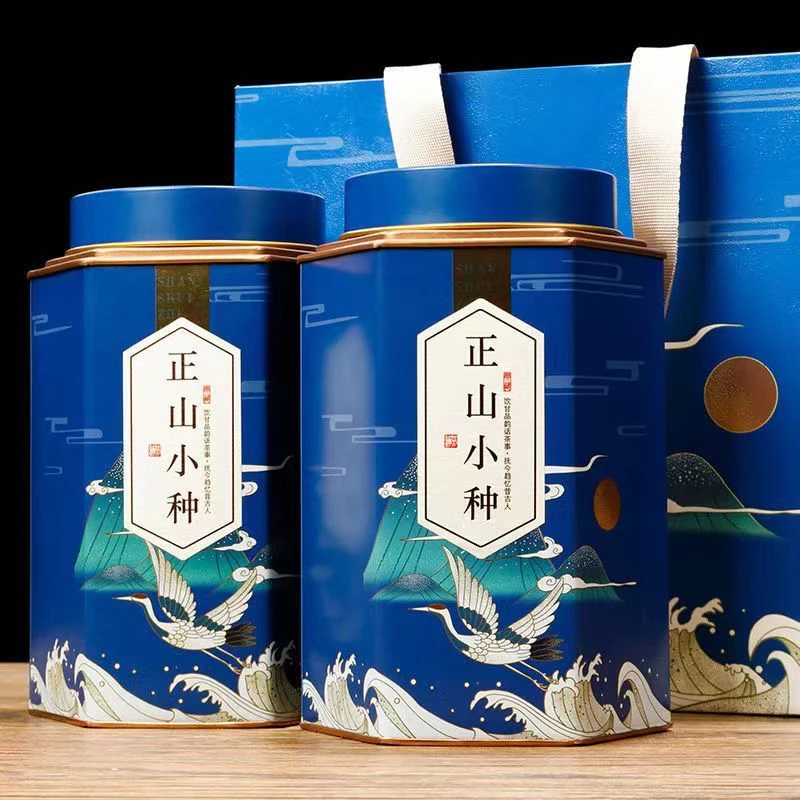 新茶正宗武夷正山小种茶叶茶桂花红茶野茶新茶礼盒罐装过年送礼
