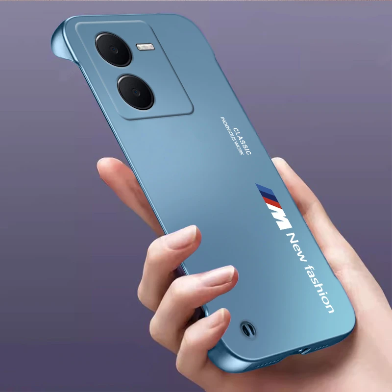 适用VIVOIQOOZ8手机壳亲肤感无边框防指纹超薄散热支架标志潮壳