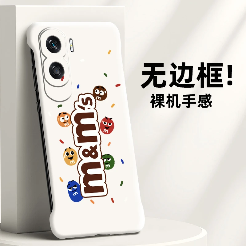适用荣耀x50i手机壳超博散热时尚无边框保护套网红新款潮牌巧克力