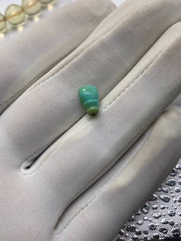 绿松石三通 菜籽黄绿三通