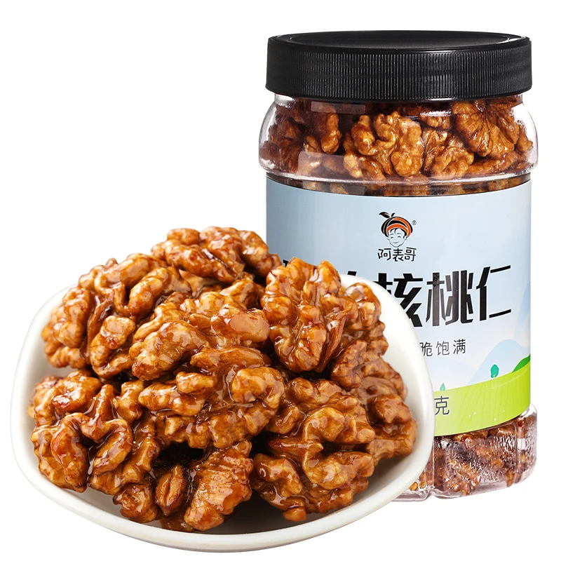 阿表哥上品琥珀核桃仁甜脆蜂蜜焦糖味熟核桃仁酥脆坚果炒货零食