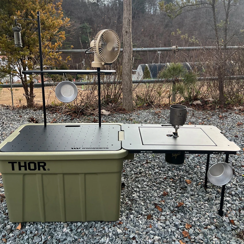 WINDSWAVES收纳箱桌板thor收纳箱配件igt战术桌板露营