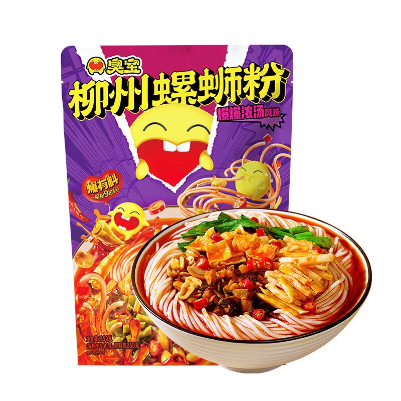 臭宝螺蛳粉350g爆爆浓汤味袋装正宗广西柳州螺蛳粉方便宿舍夜宵