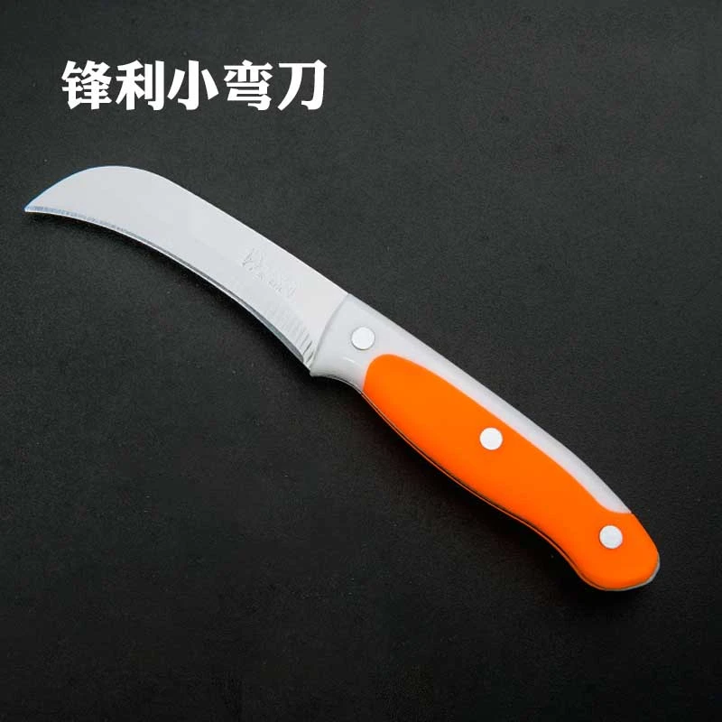 鳝鱼刀不锈钢厨房刀具香蕉小弯刀家用菠萝刀西瓜刀划剖黄鳝刀