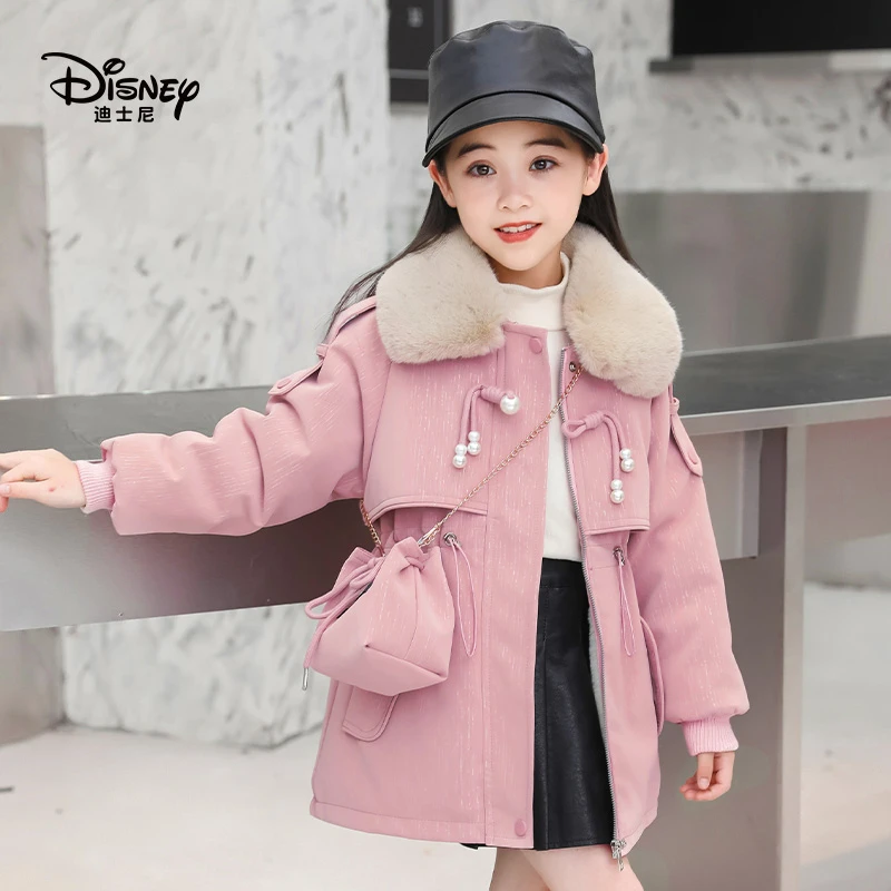 【京城小二】Disney/迪士尼加厚中长款韩范外套WXE4SW131