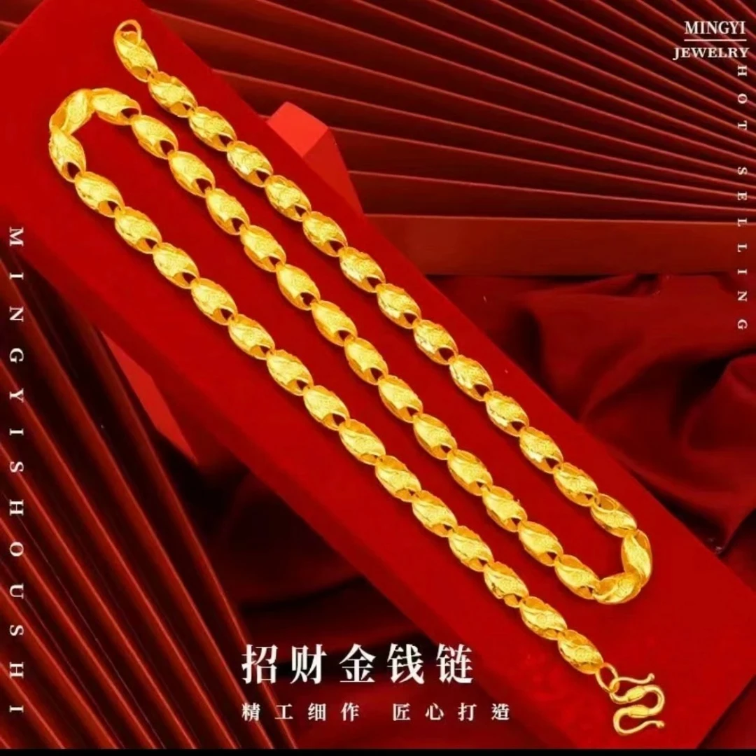 合金项链 【麦穗项链】男士精美时尚百搭款项链