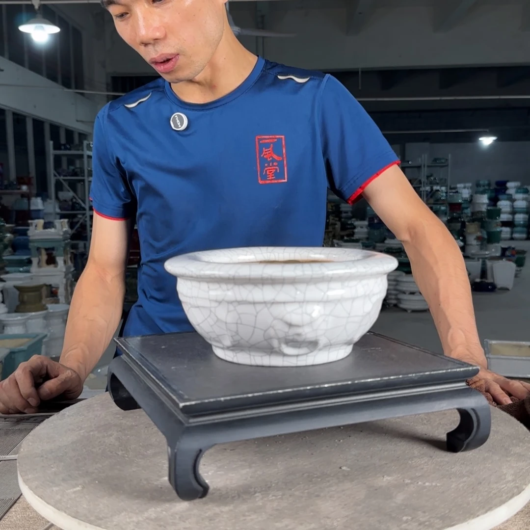 一风堂石湾陶瓷盆*️**