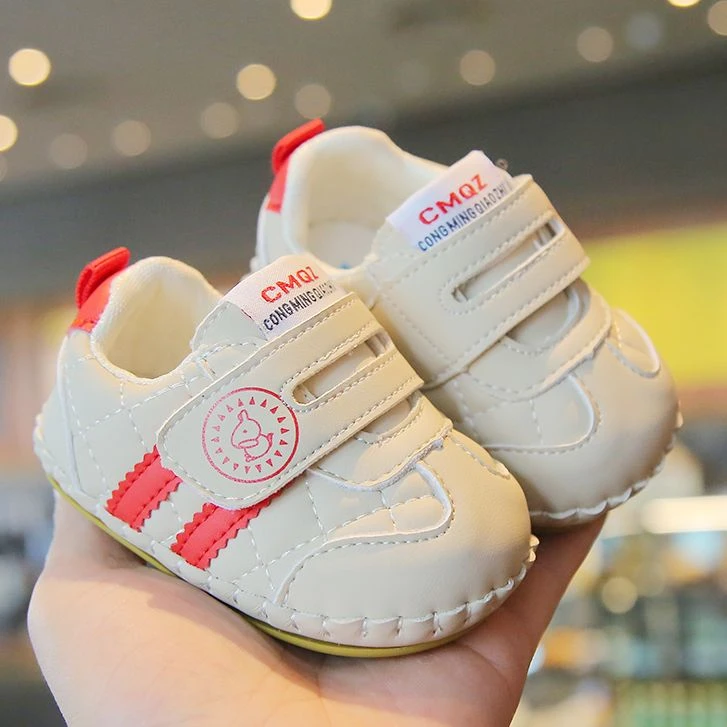 婴儿学步鞋软底0-2岁秋季新款学步鞋男女宝宝单鞋防滑0-1岁学步鞋