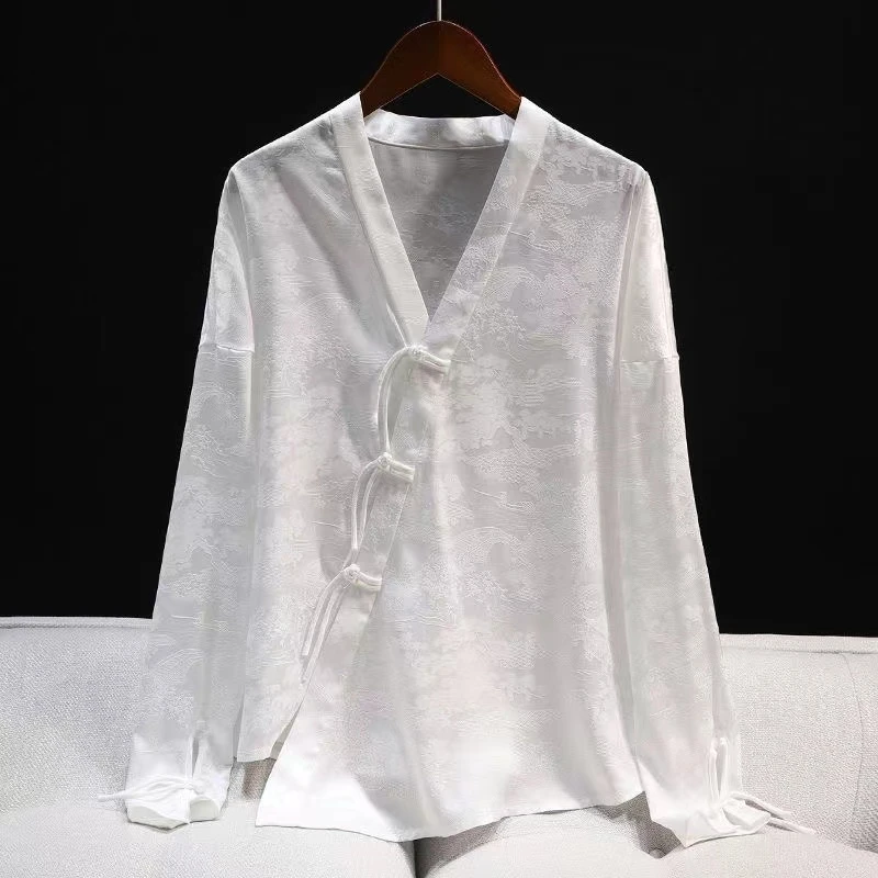 新中式上衣暗纹提花配马面裙中国风