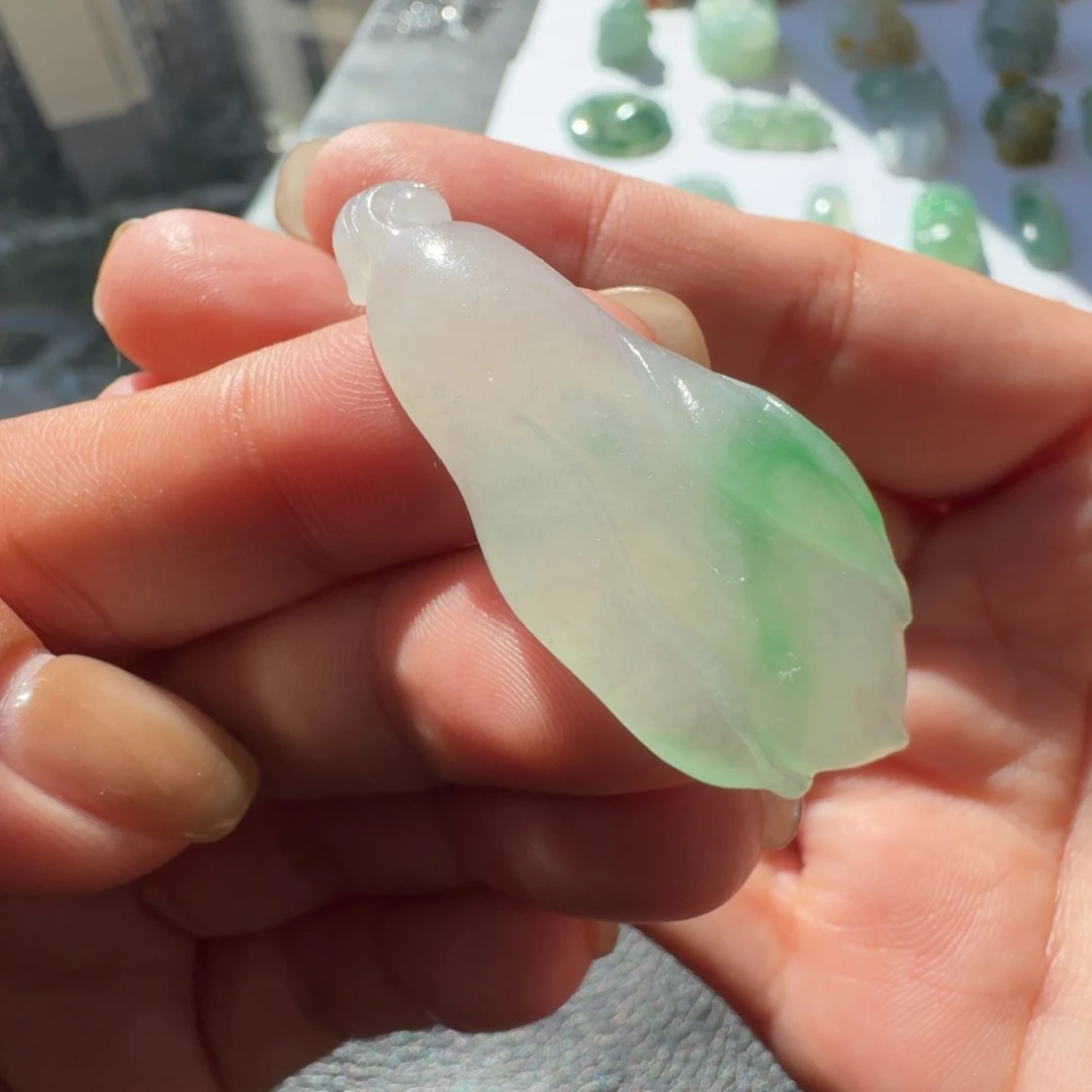 定制翡翠未镶嵌随行玉兰