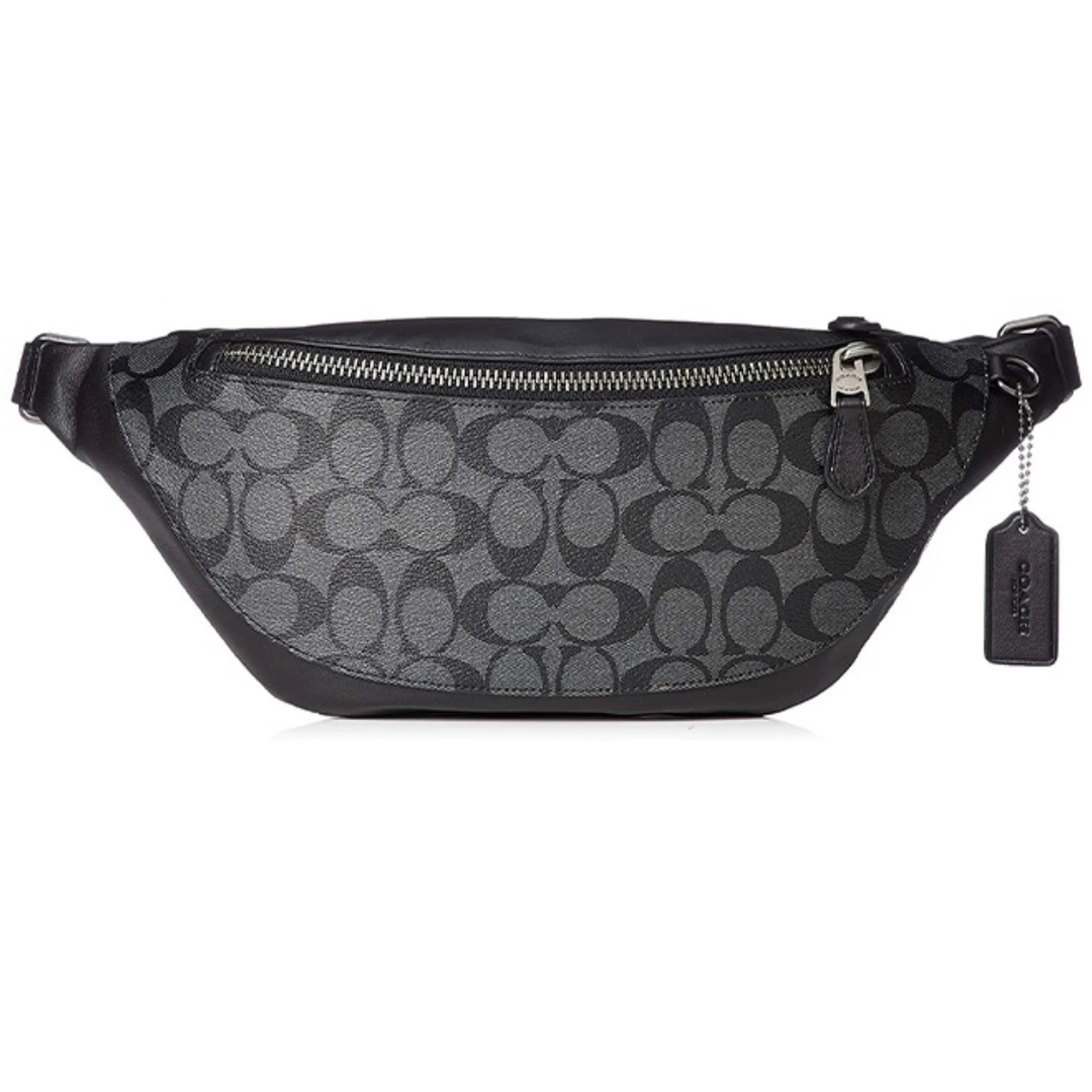 COACH蔻驰 WARREN 33经典老花男士胸包单肩包78777 QBMI5