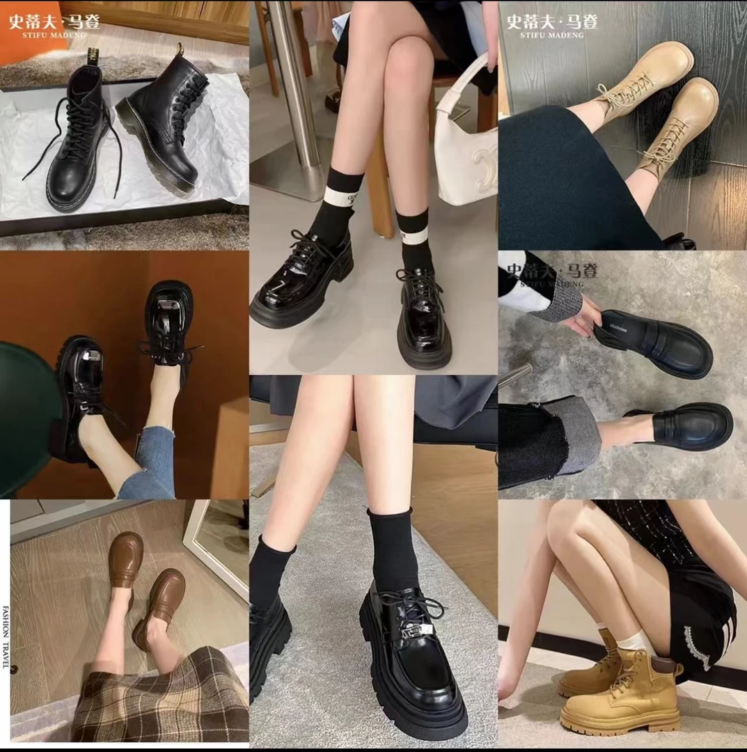 史蒂夫·马登史蒂夫·马登乐福鞋复古英伦风女百搭一脚蹬平底单鞋