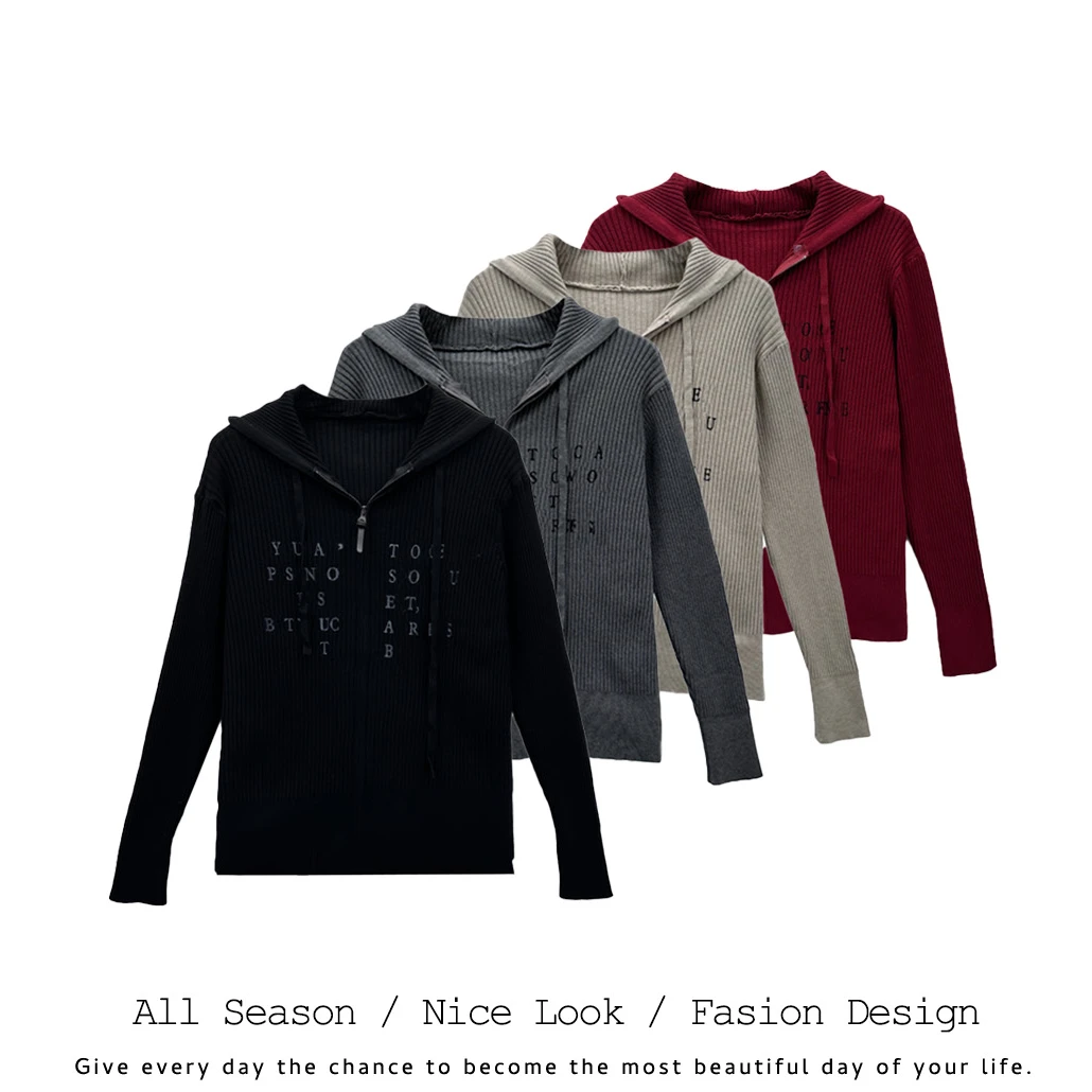 143/605       欧货时尚多色百搭连帽长袖       款号#1361