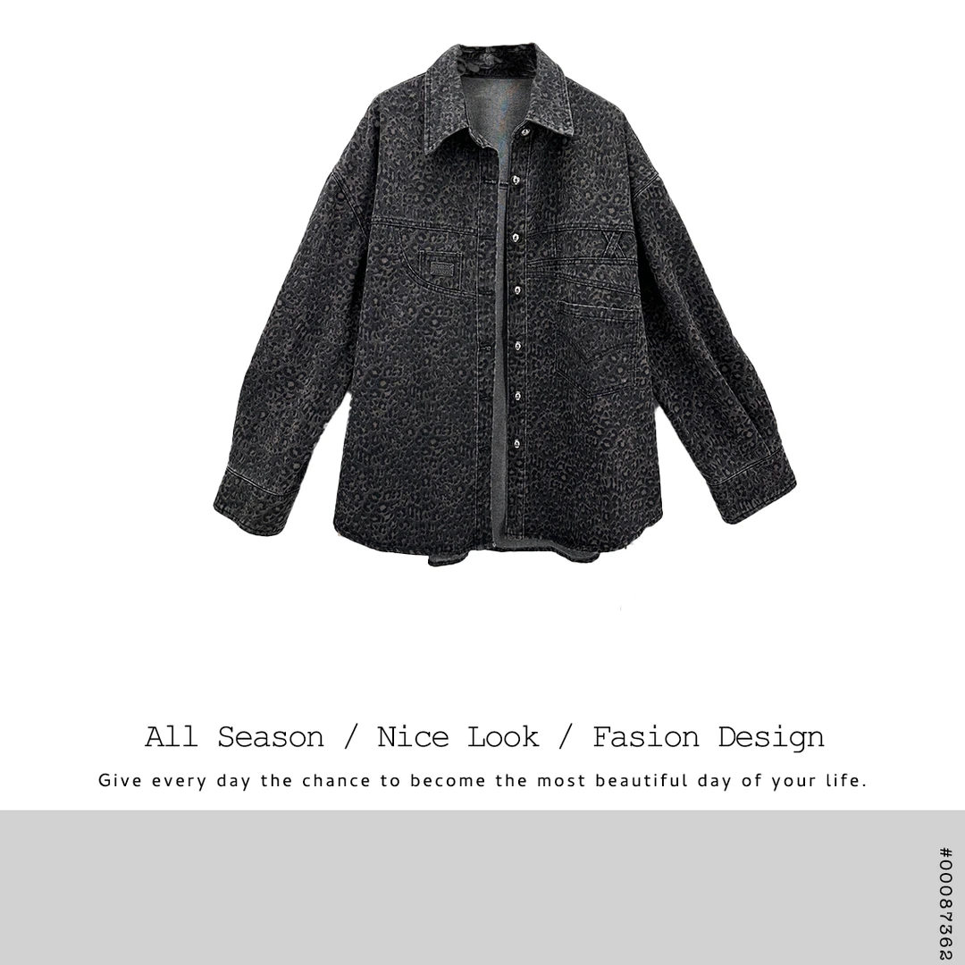 904/340  欧货潮流时尚百搭休闲纽扣外套   款号#6139