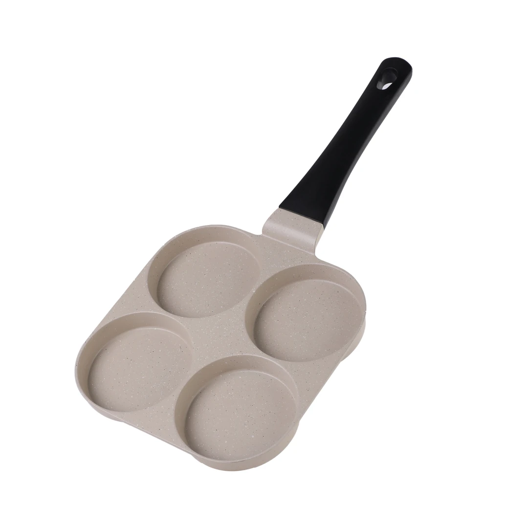麦饭石四格煎蛋盘鸡蛋锅家用不粘锅四宫格平底锅四格煎锅