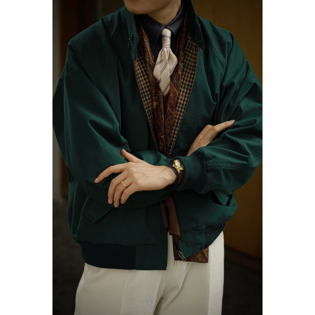 UGENTLE男装 非传统G9款 水洗纯棉复古休闲绅士 短款男士户外夹克