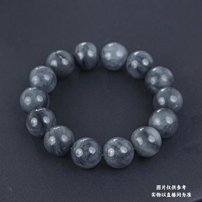 15mm+天然和田玉青花籽圆珠-多样性发其中一件原矿无优化小天推荐