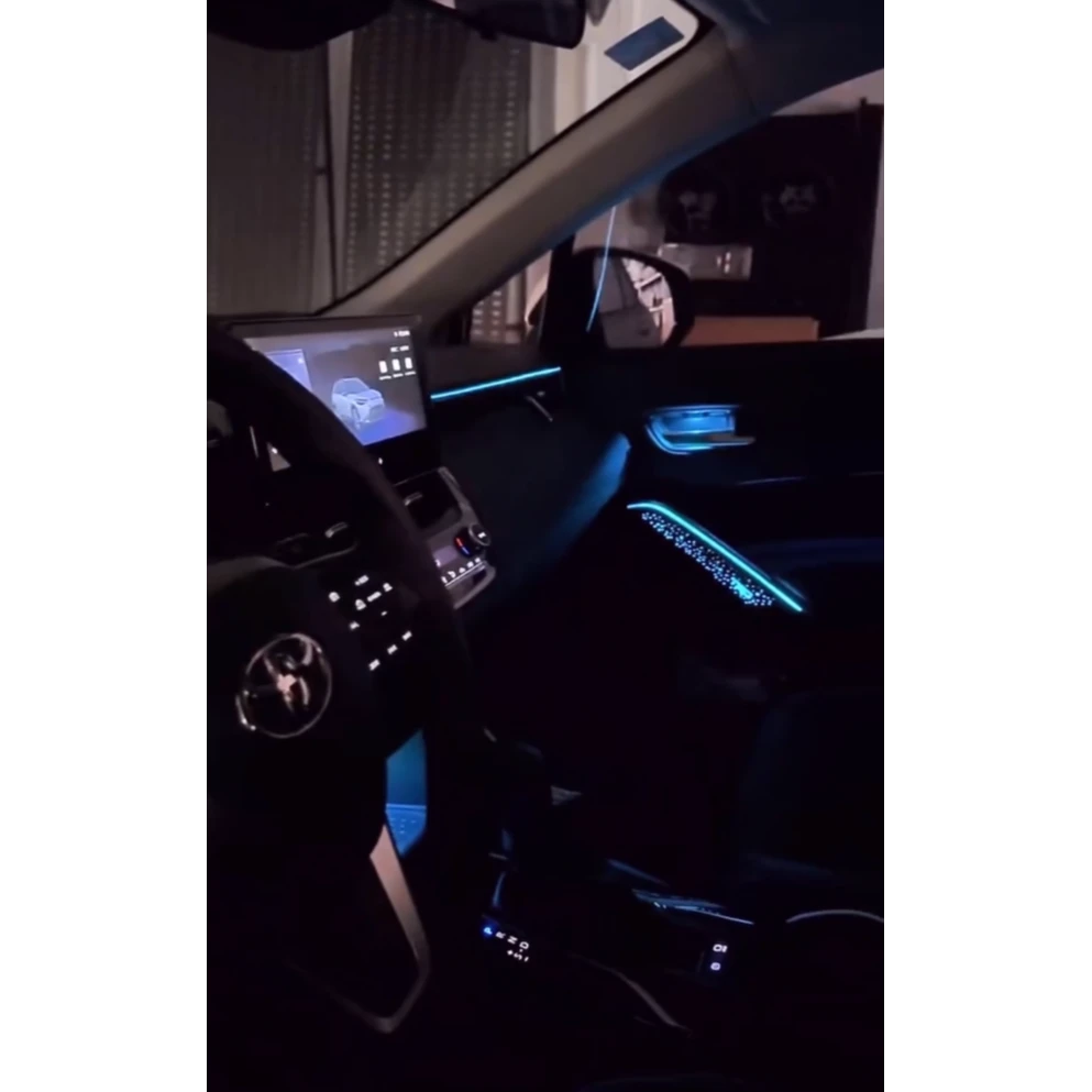 适用22-23款丰田锐放/锋兰达专用氛围灯改装车内饰星光幻彩气氛灯