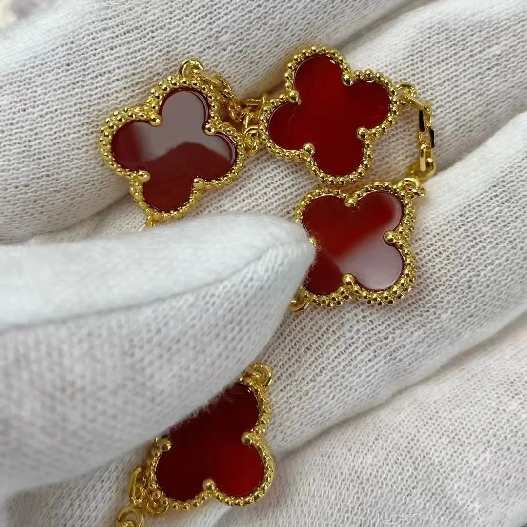 925银手链 （宠粉专享）高版本精工幸运草手链{925银}0856...