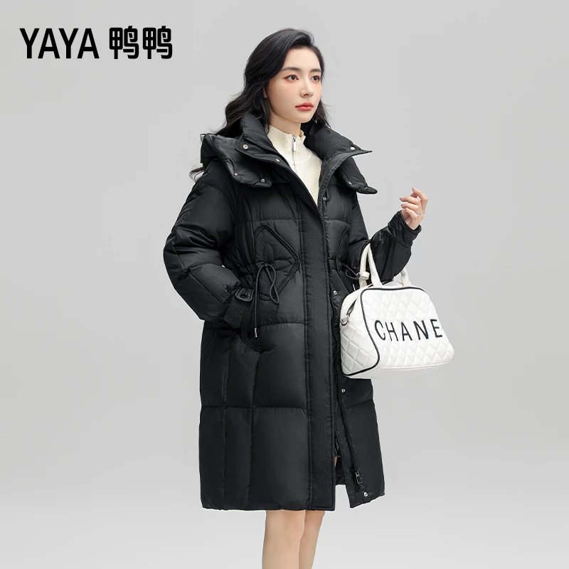 YAYA/鸭鸭羽绒服女冬季新款洋气时尚气质韩版轻暖感YE3B632182H