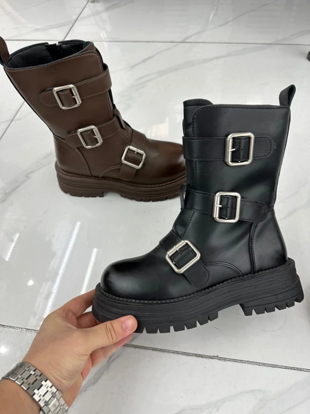 816-18/ 休闲高档短靴子