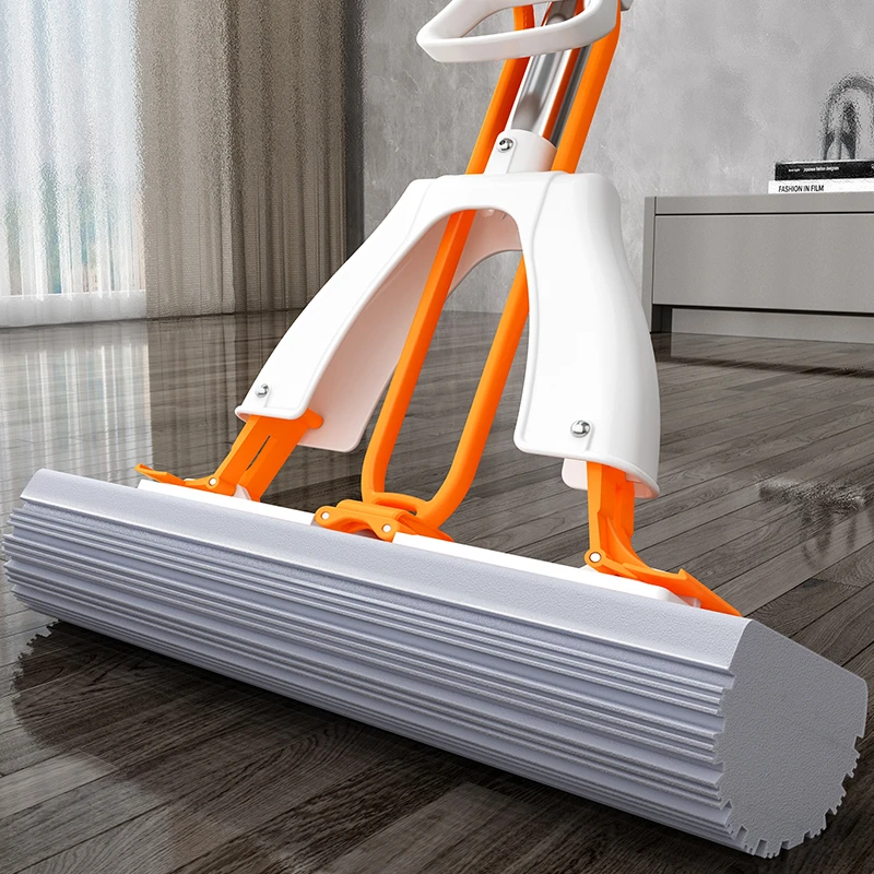 两用胶棉拖把大号吸水免手洗海绵拖棉拖把多功能卫生间浴室干湿