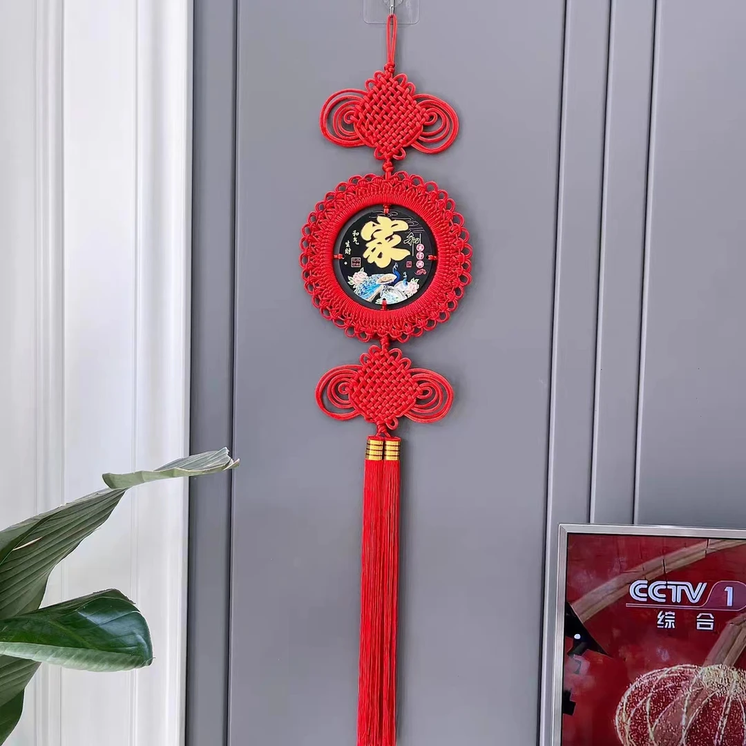 【宠粉福利】新款手工编织【小号彩绘太阳花】中国结新年挂件