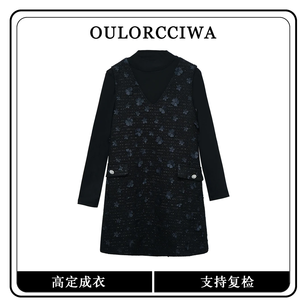 【心蕊】新款女装连衣裙气质时尚收腰显瘦A连衣裙OLQW-654