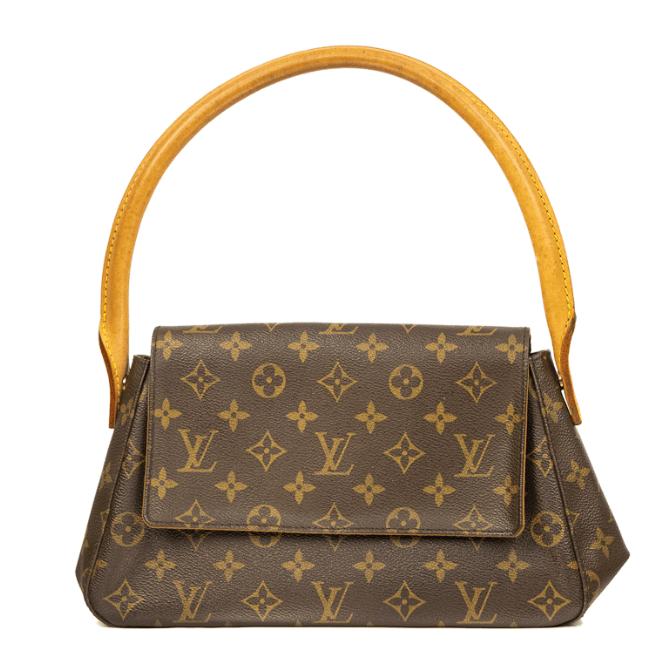 99新 LouisVuitton/路易威登 思思/小号looping翻盖/斜挎