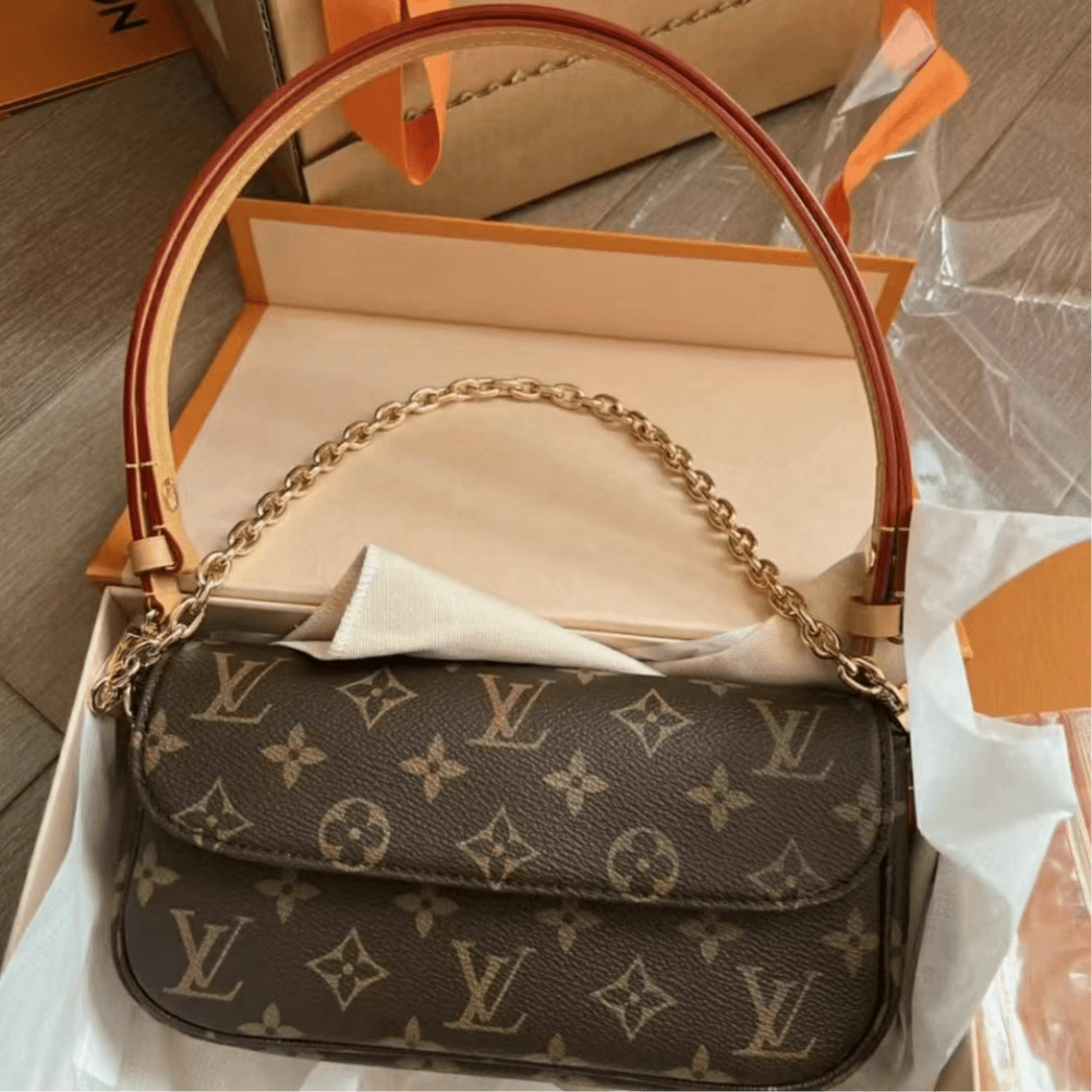99新 LouisVuitton/路易威登 文文/ivy现代芯片款/单肩斜跨包