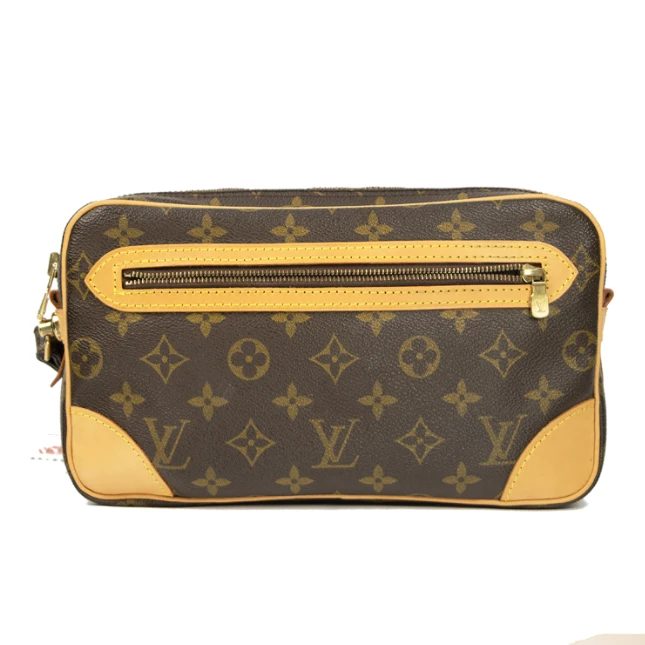 99新 LouisVuitton/路易威登 安琳/开口笑相机包/手拿包经典