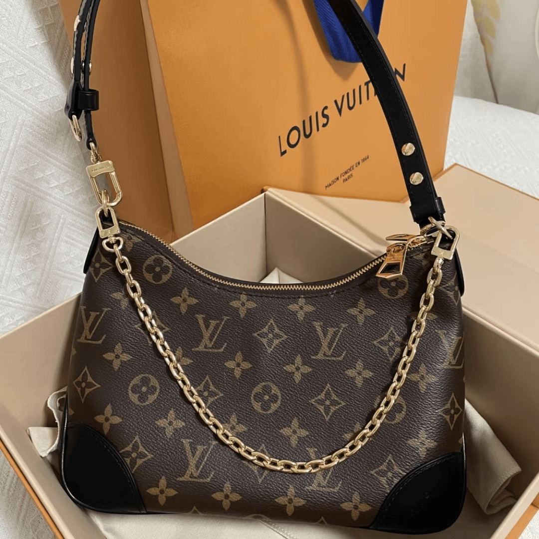 99新 LouisVuitton/路易威登 思思/牛角包小号/现代芯片款/二款