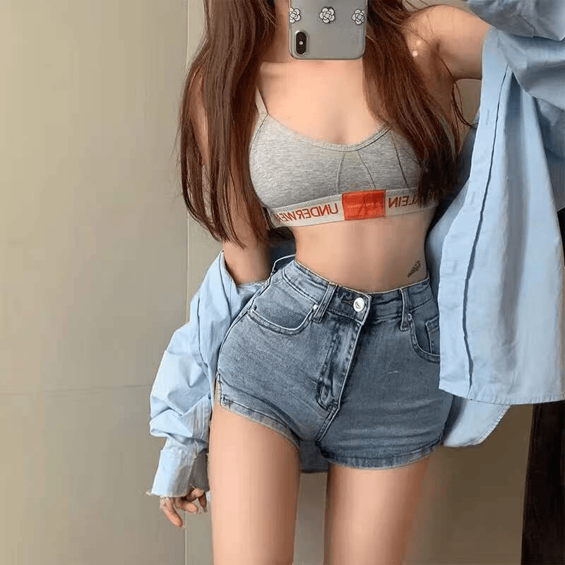 【2024新款】显瘦百搭夏季牛仔裤（直播专用链接）时尚高腰辣妹阔腿