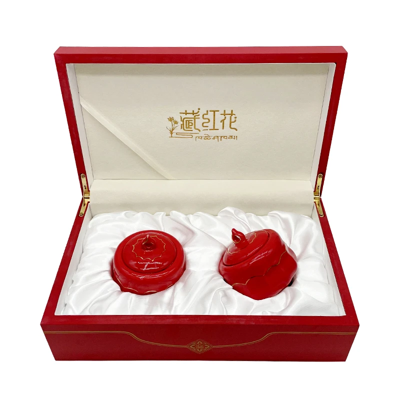 藏红花 旗域藏花正品新花茶10克送礼礼盒人工甄选