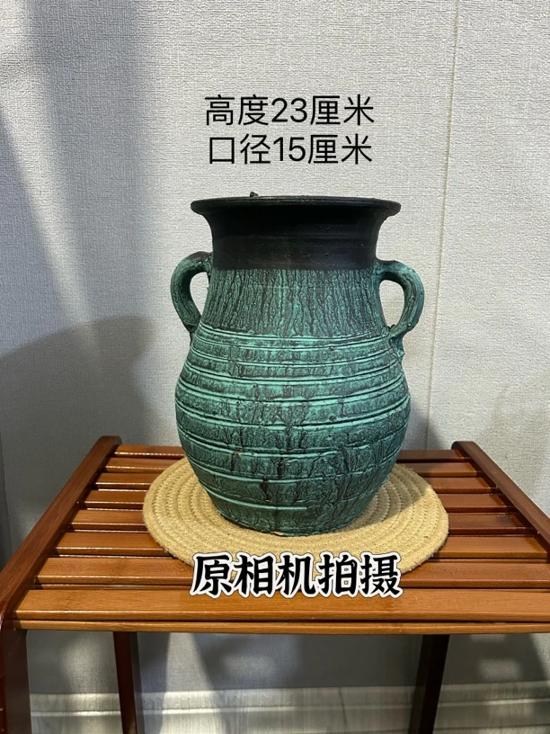 手工土陶罐中式复古大口径三角梅悬崖桩法师老桩多肉绿植