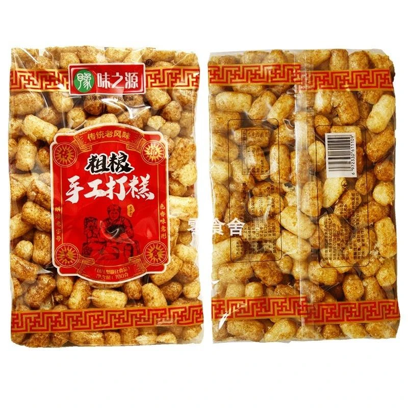 粗粮手工打糕100g袋装休闲膨化零食怀旧小吃老式大米糕